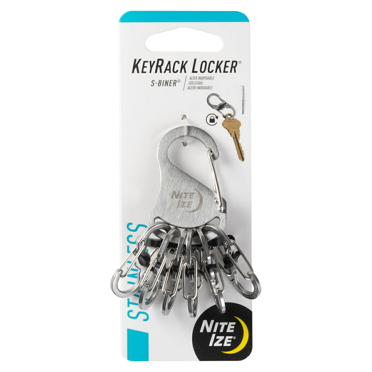 樂天商城 - カラビナ キーラックロッカー （ ナイトアイズ NITEIZE KEYRACKLOCKER エスビナー S-BINER Sビナー カラビナー キーホルダー キーリング 鍵束 フック キーフック 鍵 キー キーアクセサリー キャンプ アウトドア ） 【39ショップ】