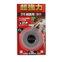 両面テープ 粗面用 薄手 超強力 0.8mm×20mm×1.5m ( 強力 両面 テープ 超強力テープ 強力テープ 屋内 屋外 外 ベニヤ板 ベニヤ 合板 日本...
