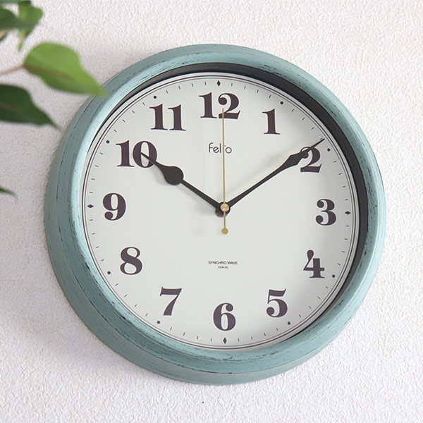 掛け時計パンナ 電波時計 壁掛け 時計 アンティーク調