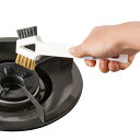 キッチンブラシ 4WAYガスブラシ ブラシ ガスコンロ 掃除 そうじ 便利 ( キッチン 清掃 清掃用品 キッチン掃除 掃除用品 五徳 コンロ そうじ用品 多機能 ) 【39ショップ】