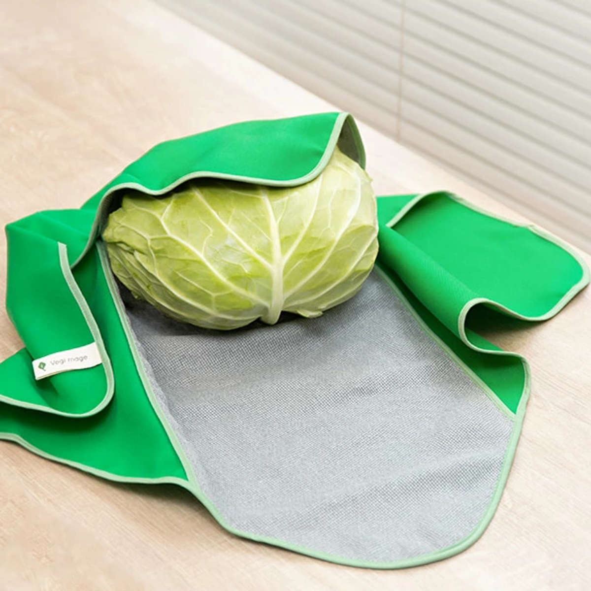 野菜保存 つつむ 冷蔵庫収納 Vegimage （ 野菜ストッカー 保存 鮮度保持 布 野菜用 梅炭生地 抗菌 調湿..