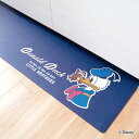 キッチンマット 拭いてお手入れするキッチンマット ドナルドダック 45×180cm ( 拭ける PVC 45cm 180cm インテリアマット キッチン 台所 ...