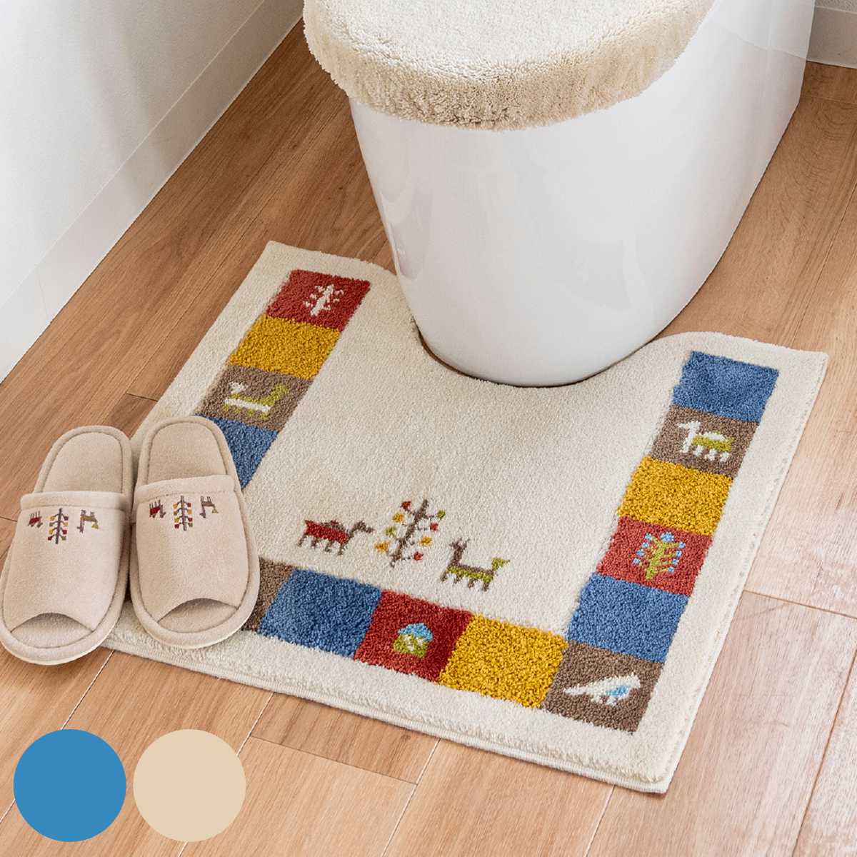 【じゅんちゃん】美品！フェイラー　バスマット&トイレマット じゅんちゃん】美品！フェイラー バスマット&トイレマット