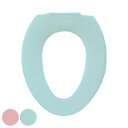 便座カバー パレット O型便座カバー ( 便座 カバー トイレカバー トイレ用品 O型用 洗濯OK 伸縮 トイレタリー O型便座専用 丸洗い 無地 着脱簡単 ピ...