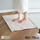 いっぺん使てみてバスマット 50×75cm ( お風呂マット マット 吸水 抗菌 防臭 すべり止め 洗濯OK 50×75 足ふきマット お風呂 バスグッズ 浴室...