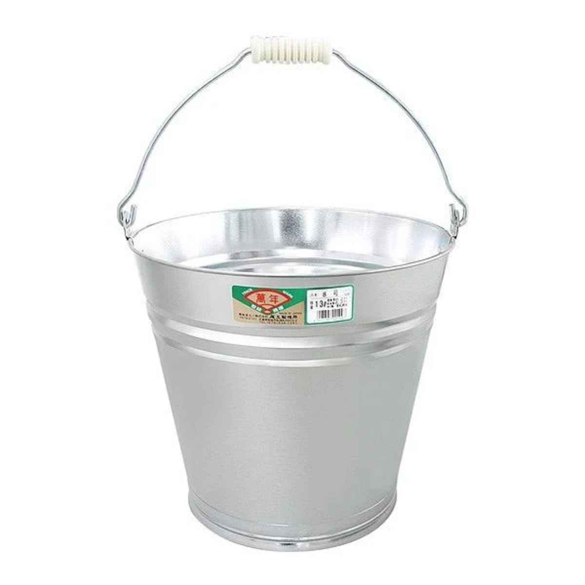 トタンバケツ 8号 13L （ 園芸 ガーデニング 水汲み 高耐久 消火用 日本製 庭 ガーデニング用品 洗車 ..