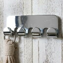 フック 4連フック BISK NATURA 4フック ビスク ( タオルフック バスタオルフック 壁付け 4連 壁 石膏ボード用 DIY タオル バスタオル 引...