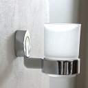 コップ BISK VENTURA タンブラー ビスク うがいコップ 洗面 ( 歯みがきコップ スタンド 壁付け ガラス タンブラースタンド コップスタンド ホル...