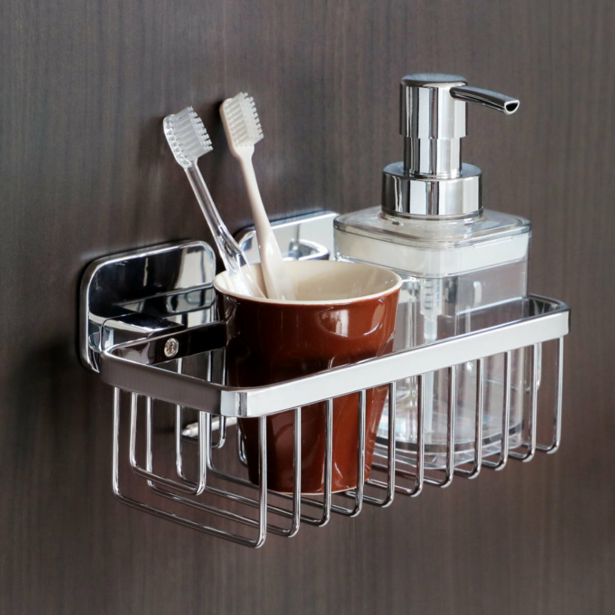 ソープバスケット BISK TORE シャワーソープバスケット ビスク （ 石鹸置き ソープトレー 石けんトレー 水切り ソープ バスケット バスバスケット 石鹸皿 石けん置き せっけん お風呂 バスルーム ステンレス 壁付け DIY ）【39ショップ】