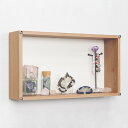 コレクションケース 45×25cm 置き掛け両用 BOX型 フィギュア L401 ( ケース アクリル ボックス 収納 ディスプレイ 保管 透明 薄い 薄型 2...