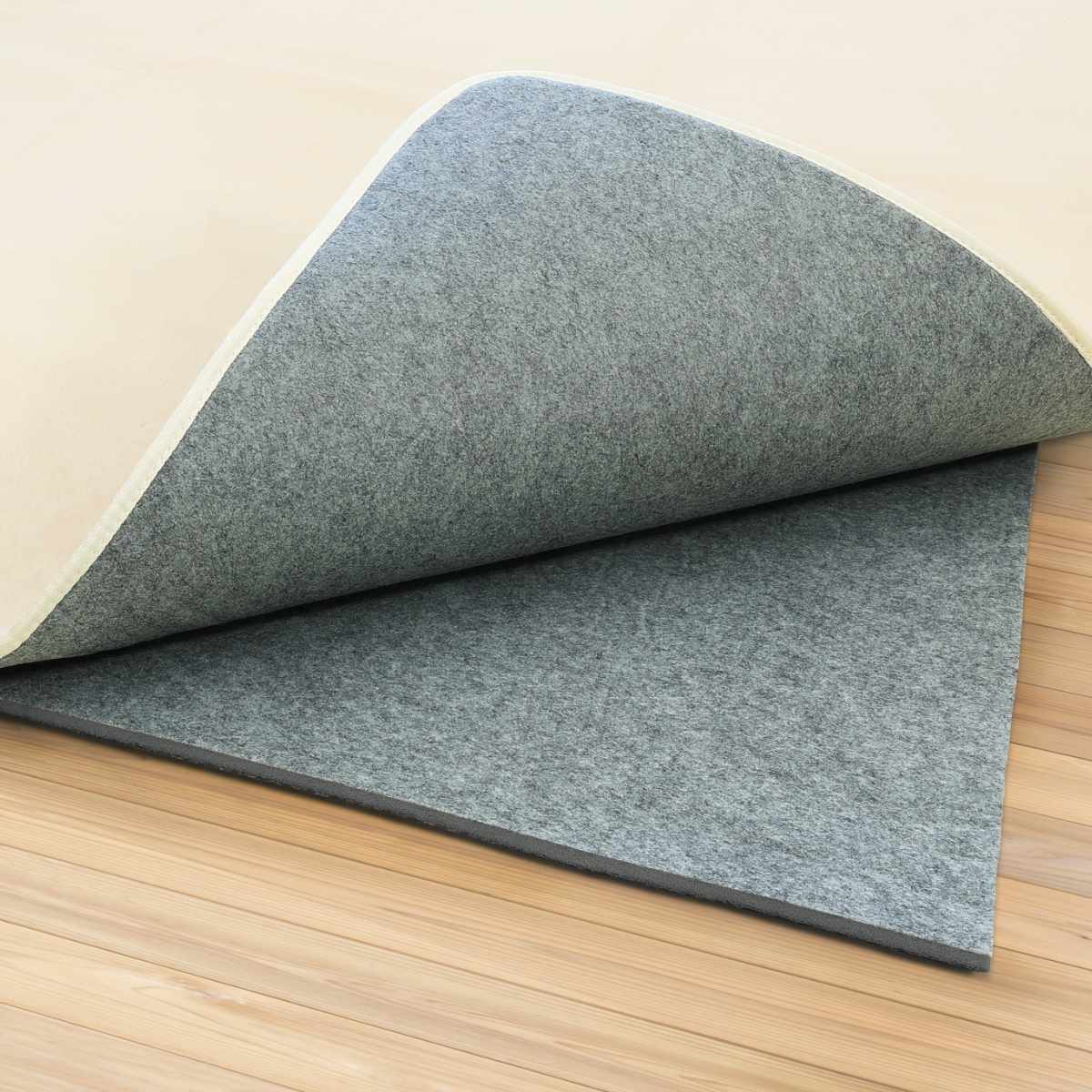 ラグ 防音 下敷きラグ 2cm厚 180x180cm 生活音軽減 オールシーズン対応 （ ラグパット 下敷き カーペッ..