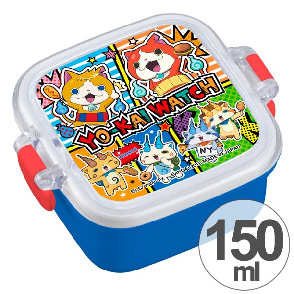 お弁当箱 デザートケース ミニタイトランチ 妖怪ウォッチ トムニャン 150ml 子供用 キャラクター （ フルーツケース ランチボックス 果物ケース 果物入れ ミニケース ジバニャン コマさん コマじろう トムニャン KKブラザーズ Kジーロ Kコマー ）【39ショップ】