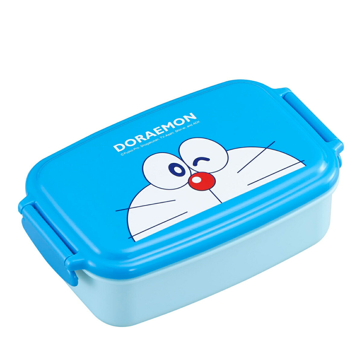 One Tier - お弁当箱 ドラえもん 500ml 食洗機対応 レンジ対応 抗菌 （ 1段 弁当箱 ランチボックス 2点ロック 子供 日本製 食洗機OK レンジOK お弁当 弁当 一段 仕切り付き キッズ ）【39ショップ】