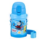 水筒 450ml ストロー付ステンレスボトル きかんしゃトーマス ( トーマス ストローボトル ステンレス 保冷 子供 大人 ストロー付き ワンタッチ ストロー...