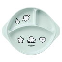 ランチプレート 24cm シナぷしゅ プラスチック ( 食洗機対応 電子レンジ対応 仕切り皿 皿 お皿 子ども用 キャラクター 軽い 割れにくい ピクニック バーベキュー キャンプ 行楽 ホームパーティー かわいい )【39ショップ】
