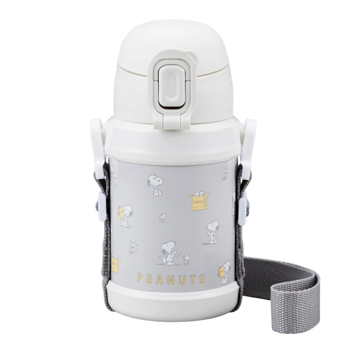 水筒450ml スヌーピー ストロー付ステンレスボトル （ SNOOPY ストローボトル ステンレス 保冷 子供 大人 ストロー付き ワンタッチ ストロー マグボトル 保冷専用 すいとう マイボトル キッズ こども ）【39ショップ】 interior-palette-10185532 インテリアパレット サンプル画像2