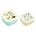 弁当箱 360ml 550ml ちいかわ シール容器2Pセット ( 2個セット 入れ子 レンジ対応 お弁当箱 ランチボックス レンジOK デザートケース フルーツケース お弁当 弁当 入れ子式 グッズ )【39ショップ】