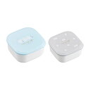 弁当箱 シマエナガ シール容器2Pセット ( 2個セット 入れ子 レンジ対応 お弁当箱 ランチボックス レンジOK デザートケース フルーツケース お弁当 弁当 入れ子式 グッズ )【39ショップ】