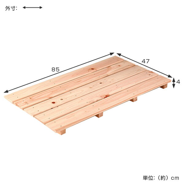 風呂マット 檜 風呂すのこ 5枚打ち （ 浴室マット すのこ 木目すのこ ひのき ヒノ...