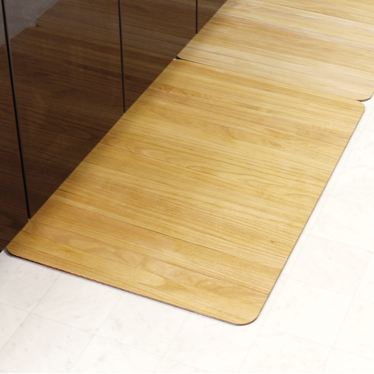 キッチンマット kirisai 桐のキッチンマット 60×90cm 60×120cm （ マット キッチン 桐 天然 キッチンシート 台所マット 拭けるキッチンマット 桐マット 撥水 ズレない すべり止め 傷防止 汚れ防止 拭ける 日本製 ）【39ショップ】