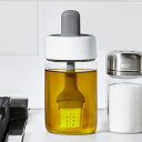 OXO オイルボトル グッドグリップス ブラシ付き ( オクソー 調味料入れ 油入れ オイルポット 食洗機対応 オイル入れ 詰め替え 保存容器 油ブラシ 油引き...