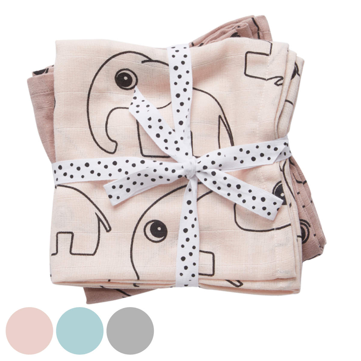 おくるみ バープクロス コンツアー 2枚入り Done by deer 綿100% タオル 吸水 ( コットンクロス おくるみタオル ベビーブランケット お昼寝...