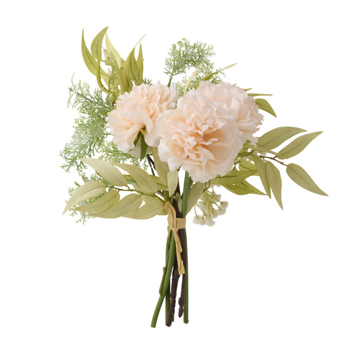造花 ピオニーバンドル 4束セット （ ブーケ 花束 花 ピオニー インテリア フェイクグリーン アーティフィシャルフラワー リアル フェイクフラワー インテリアグリーン 人工観葉植物 観葉植物 パーティー リビング ）【39ショップ】