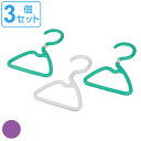 小物ハンガー 3本組 ファッションアイテムハンガー ハンガー セット ( 小物 ファッション小物 収納 小物掛け クローゼット スカーフ ストール ベルト 衣類 かさばらない 3本 コンパクト プラスチック 制服 紳士服 婦人服 日本製 ) 【39ショップ】