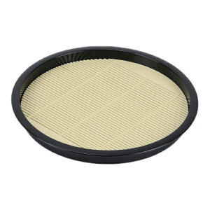 そば皿 22cm 丸 風味処 すのこ付き 皿 食器 和食器 プラスチック 日本製 ( そば 蕎麦 うどん ざる すのこ せいろ セット 丸型 蕎麦皿 ザル 簀の子 ざるそば うつわ 器 お皿 そば食器 ) 【39ショップ】