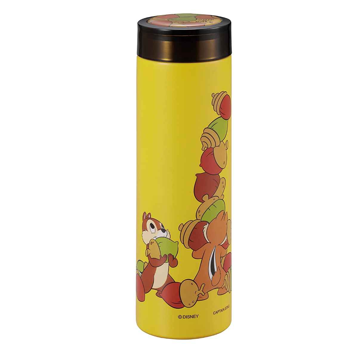 水筒 300ml ディズニー スマートパーソナルボトル チップ＆デール どんぐり （ チップ デール 直飲み 保温 保冷 ステンレスボトル マグボトル 直のみ ミニ コンパクト スリム マグ ボトル すいとう ） 【39ショップ】