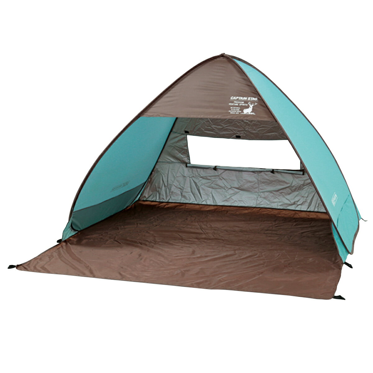 ポップアップテント CSシャルマン キャプテンスタッグ （ 送料無料 CAPTAIN STAG テント UVカット バッグ付き アウトドア ポップアップ 海水浴 プール シェルター 紫外線カット ビーチテント 日除けテント おしゃれ ） 【39ショップ】