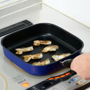 フライパン 角型 24cm×24cm IH対応 ハコパン ( ガス火 IH 対応 片手鍋 炒め鍋 四角いフライパン 24センチ フッ素加工 こびりつきにくい お...