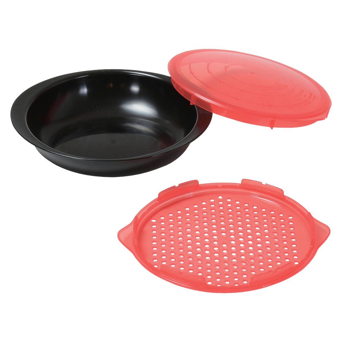 電子レンジ調理器 レンジで出来ちゃう 焼きそばメーカー （ レンジ調理器 蒸し焼き 焼きそば レンジ 簡単 手軽 時短 調理 電子レンジ 火を使わない 料理 便利グッズ 麺 湯切り やきそば 電子レンジ調理 ） 【39ショップ】のサムネイル