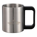 マグカップ 250ml NEWフリーダム ダブルステンマグカップ キャプテンスタッグ ( CAPTAIN STAG コップ 持ち手付き マグ カップ 保温 保冷 ステンレス製 ステンレス アウトドア 食器 ホット アイス 広口 二重構造 おしゃれ ) 【39ショップ】