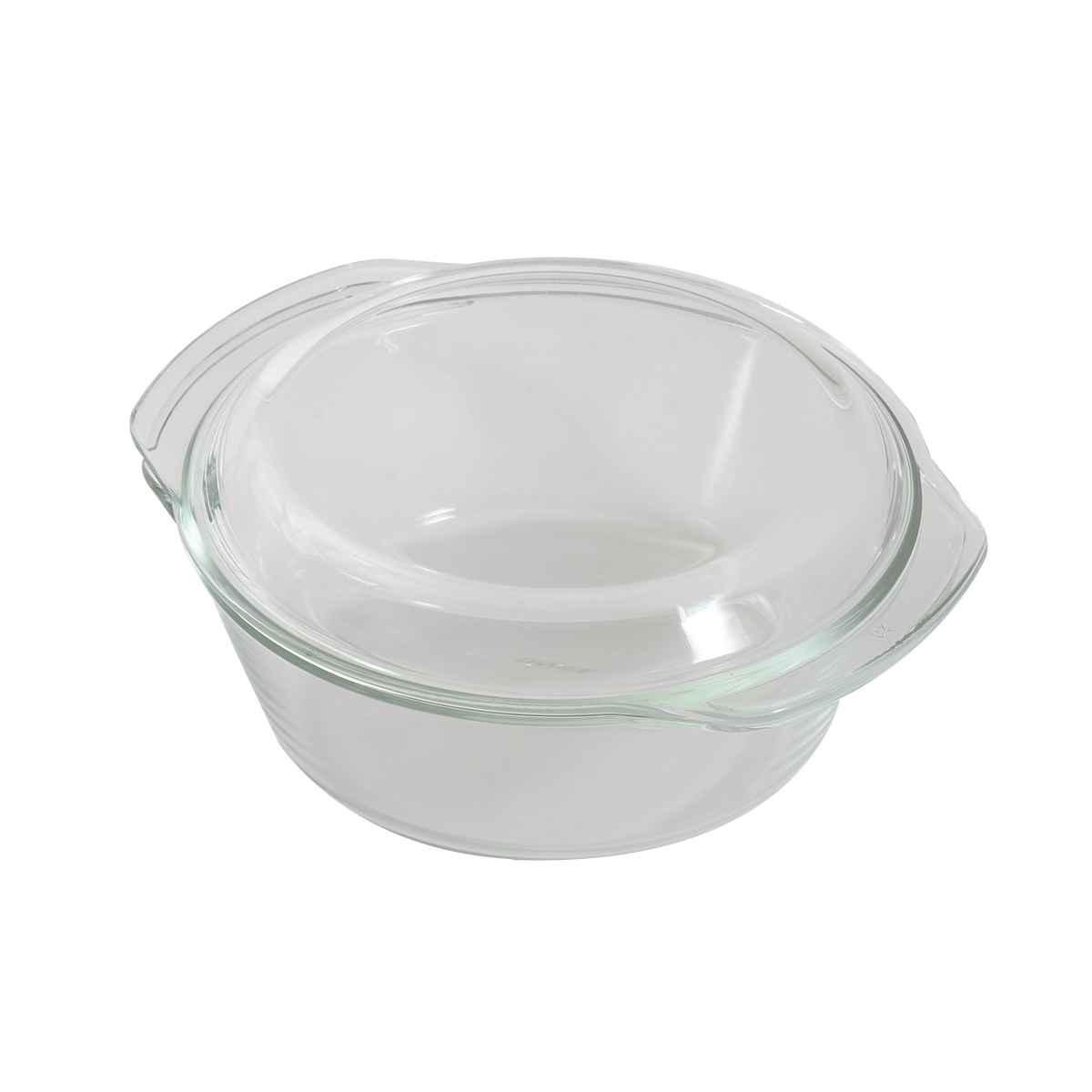 スチームポット ふた付き Pyrex パイレックス 18cm 980ml 丸 耐熱ガラス オーブンウェア 6個セット （ 食洗機対応 電子レンジ対応 オーブン対応 皿 食器 ディッシュ スチーム調理器 ガラス製 蓋 フタ ふた 付き 調理 レンジ ） 【39ショップ】 interior-palette-10077174 インテリアパレット サンプル画像3