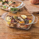 グラタン皿 一人用 16cm Pyrex パイレックス レクタングル 耐熱ガラス オーブンウェア ( 食洗機対応 電子レンジ対応 オーブン対応 ディッシュ 皿 食器 耐熱 ガラス 角型 オーブン料理 ラザニア グラタン 製菓 おしゃれ ) 【39ショップ】