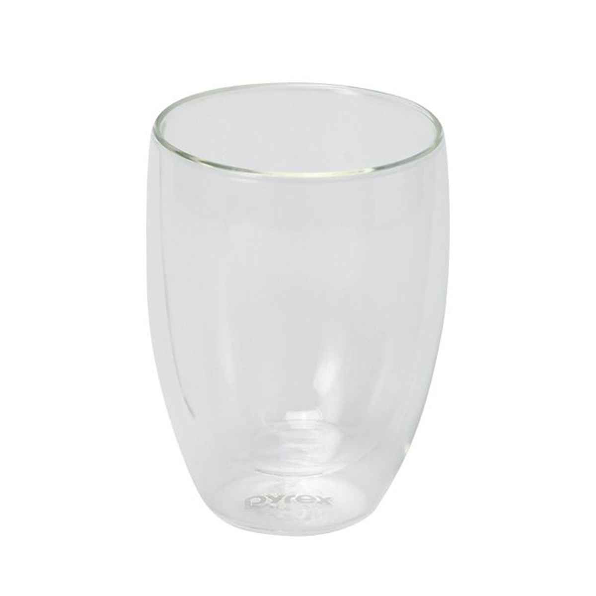 ダブルウォール グラス 2個入り 350ml Pyrex パイレックス 耐熱ガラス （ コップ タンブラー ダブルウォールグラス 耐熱 カップ 湯呑み ペア 二重構造 マグカップ 湯飲み ガラス 結露 水滴がつかない おしゃれ ） 【39ショップ】のサムネイル