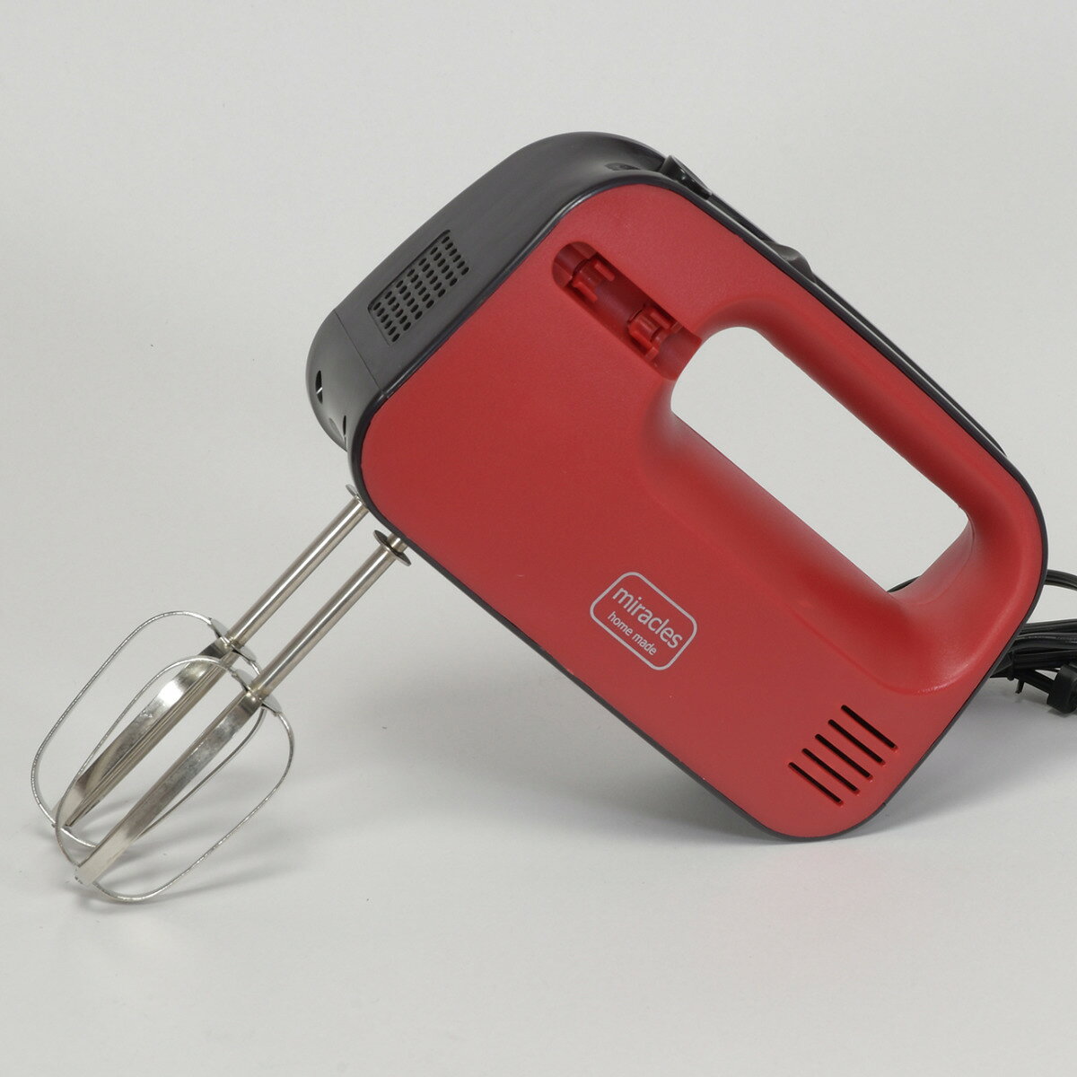 電動ハンドミキサー 3段階スピード調整 ミラクルス2 泡立て器 （ 電動ミキサー 電動泡立て器 ホイッパー ビーター 泡だて器 キッチン家電 ホイップ 泡立て メレンゲ お菓子作り 時短 早い 簡単 製菓道具 製菓グッズ 調理家電 ） 【39ショップ】 interior-palette-10158531 インテリアパレット サンプル画像3