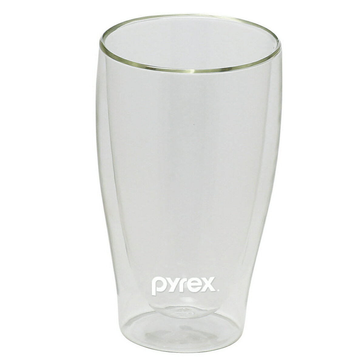 タンブラー 410ml PYREX パイレックス 耐熱ガラス （ 食洗機対応 コップ グラス ダブルウォールグラス 耐熱 カップ 二重構造 ガラス 結露 水滴がつかない ホット アイス コーヒー 紅茶 アイスティー おしゃれ ） 【39ショップ】