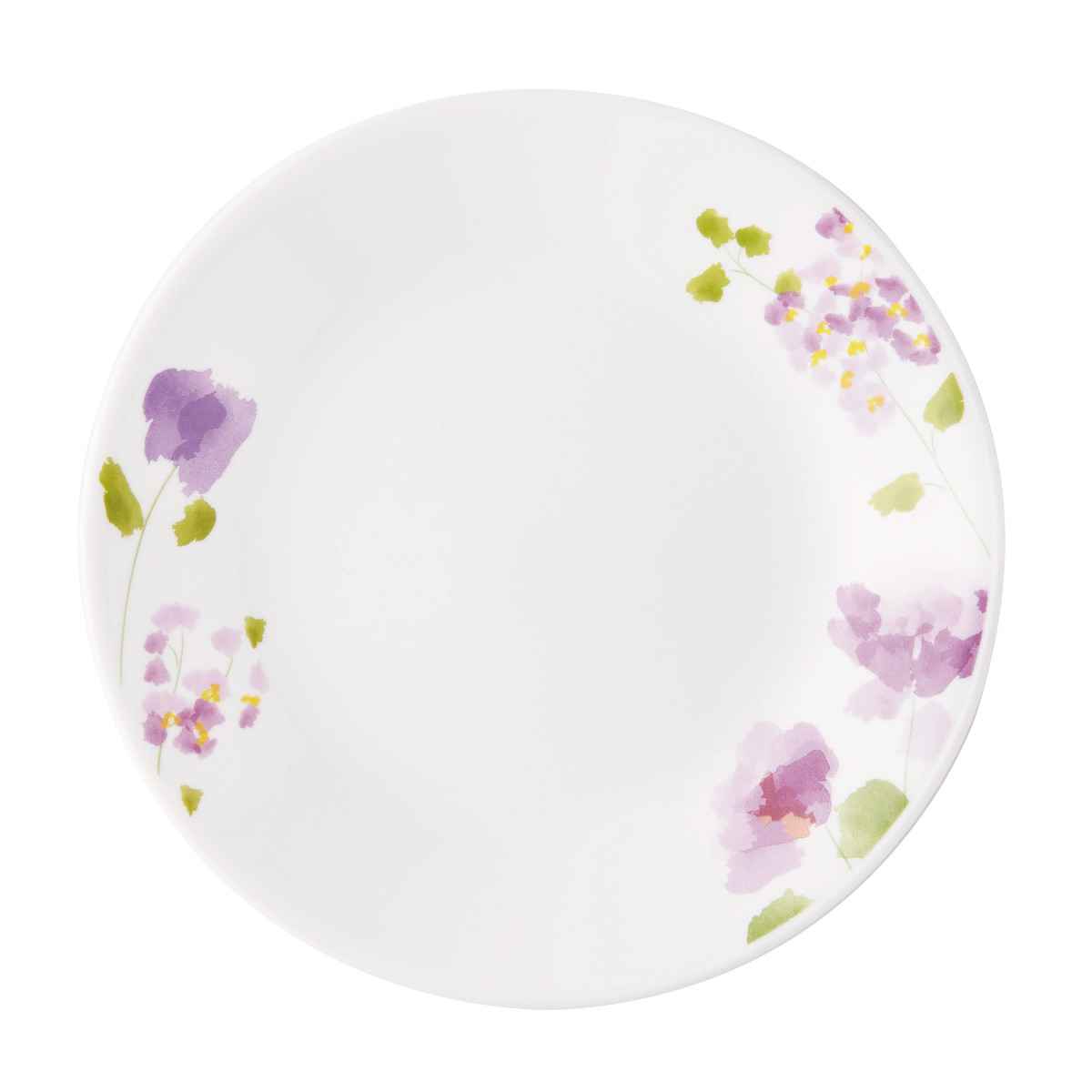 プレート 17cm コレール CORELLE バイオレットミスト 5枚セット （ 食洗機対応 電子レンジ対応 オーブン対応 耐熱 皿 お皿 白 中皿 取り皿 花柄 ラウンド 丸 軽い 割れにくい 白い食器 丸皿 ケーキ皿 取皿 洋食器 おしゃれ ）【39ショップ】