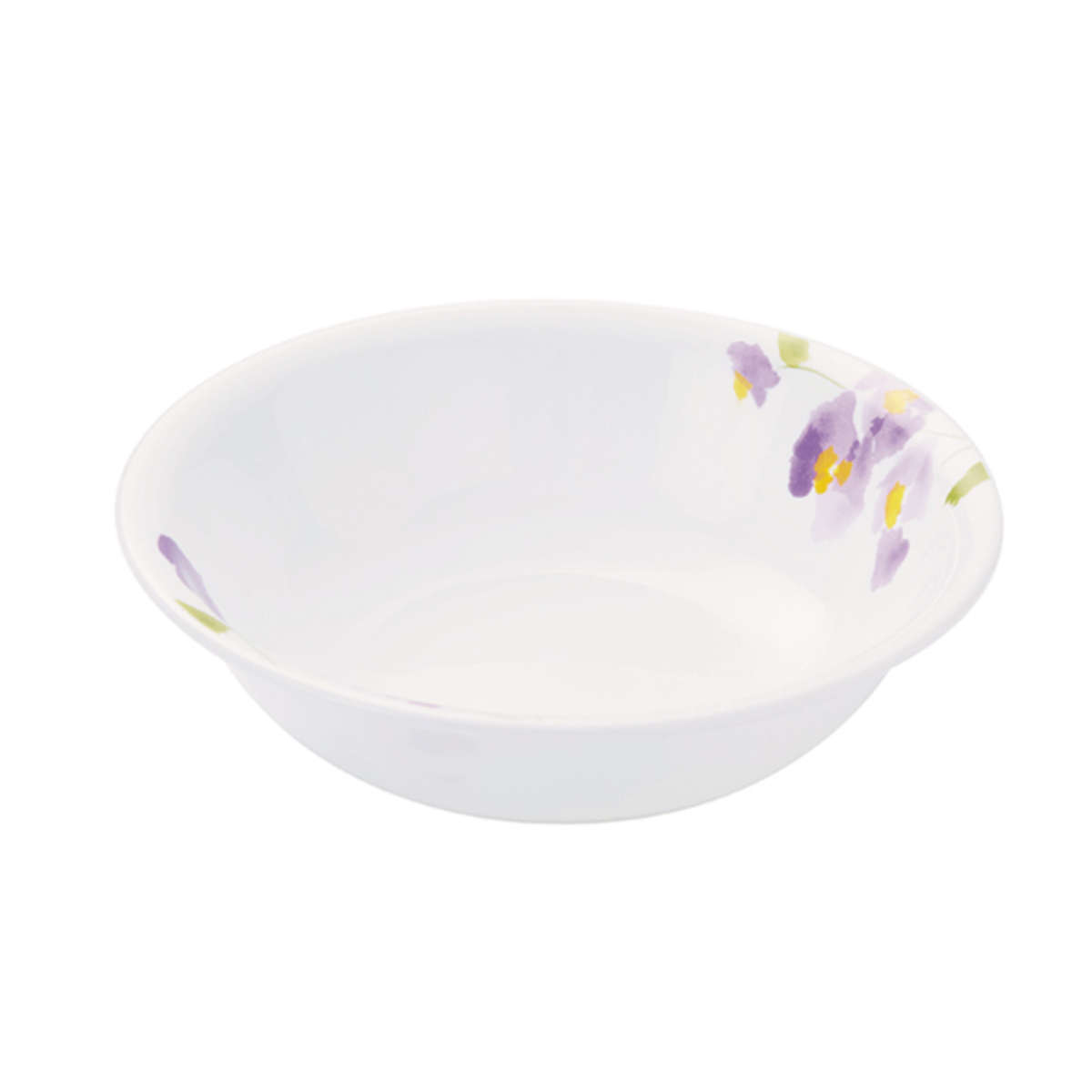 ボウル 13.5cm コレール CORELLE バイオレットミスト （ 食洗機対応 電子レンジ対応 オーブン対応 耐熱 サラダボウル シリアルボウル 中鉢 白 取皿 花柄 ラウンド 丸 軽い 割れにくい 白い食器 サラダ シリアル ヨーグルト ）【39ショップ】