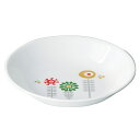 ボウル 21.5cm 深皿 CORELLE ケイユクッカ 強化ガラス 5個セット ( 食洗機対応 電子レンジ対応 オーブン対応 耐熱 サラダボウル 盛り鉢 北欧風 花 軽い 割れにくい 白い食器 パスタ皿 カレー皿 洋食器 白 おしゃれ )【39ショップ】