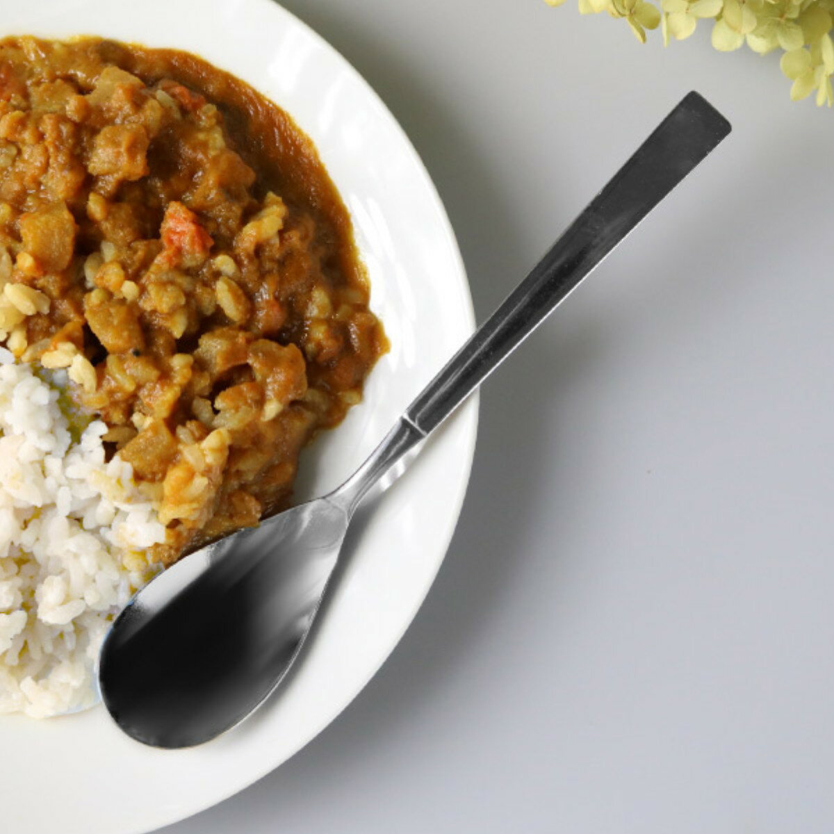 カレースプーン 19cm マイチョイス ステンレス （ 食洗機対応 スプーン カトラリー ステンレス製 カレー シチュー カレーライス テーブルスプーン ディナースプーン 日本製 おしゃれ ） 【39ショップ】