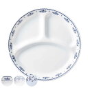 ランチプレート 26cm CORELLE コレール 強化ガラス 同柄5枚セット ( 食洗機対応 電子レンジ対応 オーブン対応 仕切り皿 ランチ皿 ワンプレート ...