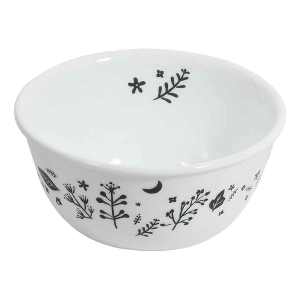 Glass - ボウル 12.5cm CORELLE コレール ムーンライトフォレスト 強化ガラス （ 食洗機対応 電子レンジ対応 オーブン対応 耐熱 鉢 サラダボウル 取り鉢 軽い 割れにくい 白い食器 丸 副菜 和え物 前菜 洋食器 白 おしゃれ ）【39ショップ】