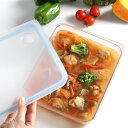 保存容器 1.3L Easy Clean 浅型密閉保存容器 L ( 日本製 電子レンジ対応 プラスチック 四角 角型 密閉容器 密閉 保存 容器 1300ml 食品保存容器 作り置き 常備菜 食品保存 おかず スタッキング 積み重ね 空気弁 浅型 )【39ショップ】