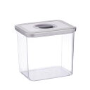 保存容器 1.8L エアロックコンテナ M ( 密閉 密封 プラスチック 密閉容器 保存 容器 食品 四角 角型 プラスチック保存容器 ストッカー 食品保存容器 作り置き 常備菜 食品保存 おかず スタッキング 積み重ね 1800ml )【39ショップ】