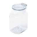 保存容器 500ml 上から中身が見えるワンプッシュキャニスター ( プラスチック 密閉 キャニスター 調味料入れ 調味料ケース 調味料容器 保存 容器 密閉容...