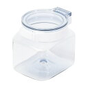 保存容器 850ml 上から中身が見えるワンプッシュキャニスター ( プラスチック 密閉 キャニスター 調味料入れ 調味料ケース 調味料容器 保存 容器 密閉容...
