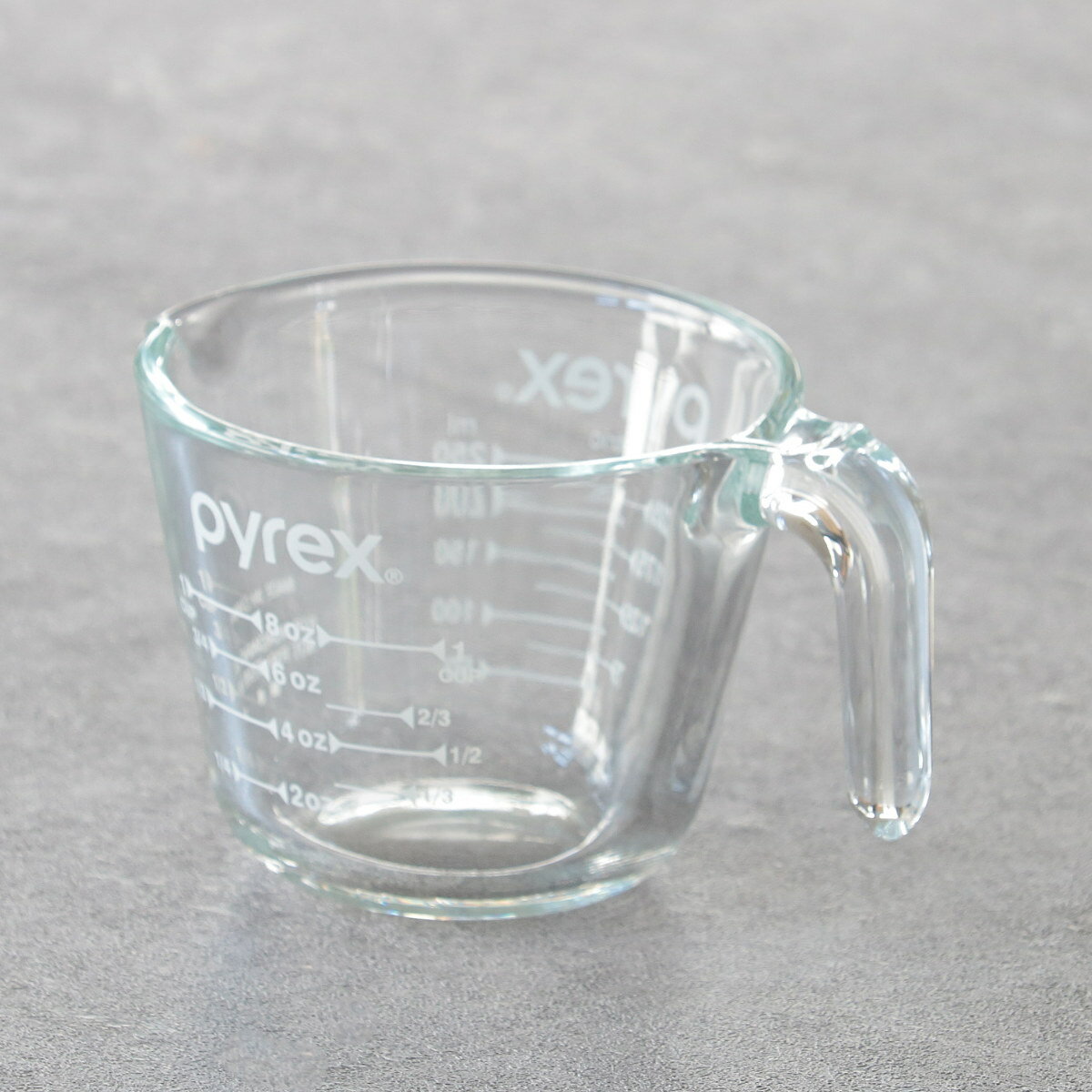 PYREX 計量カップ 250ml 耐熱ガラス 取っ手付き メジャーカップ （ パイレックス 耐熱 ガラス 250 計量 カップ 目盛 食洗機 電子レンジ オーブン 対応 冷凍 冷蔵 保存 オーブン対応 強化ガラス 目盛り付き 調理 衛生的 ） 【39ショップ】のサムネイル
